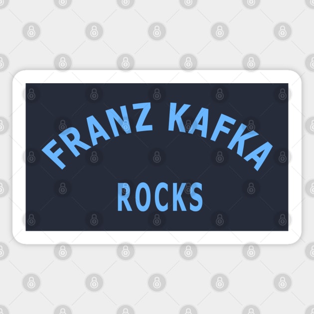 Franz Kafka Rocks Sticker by Lyvershop